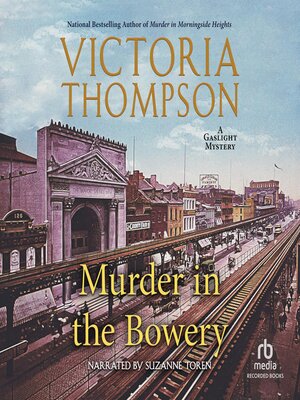cover image of Murder in the Bowery
